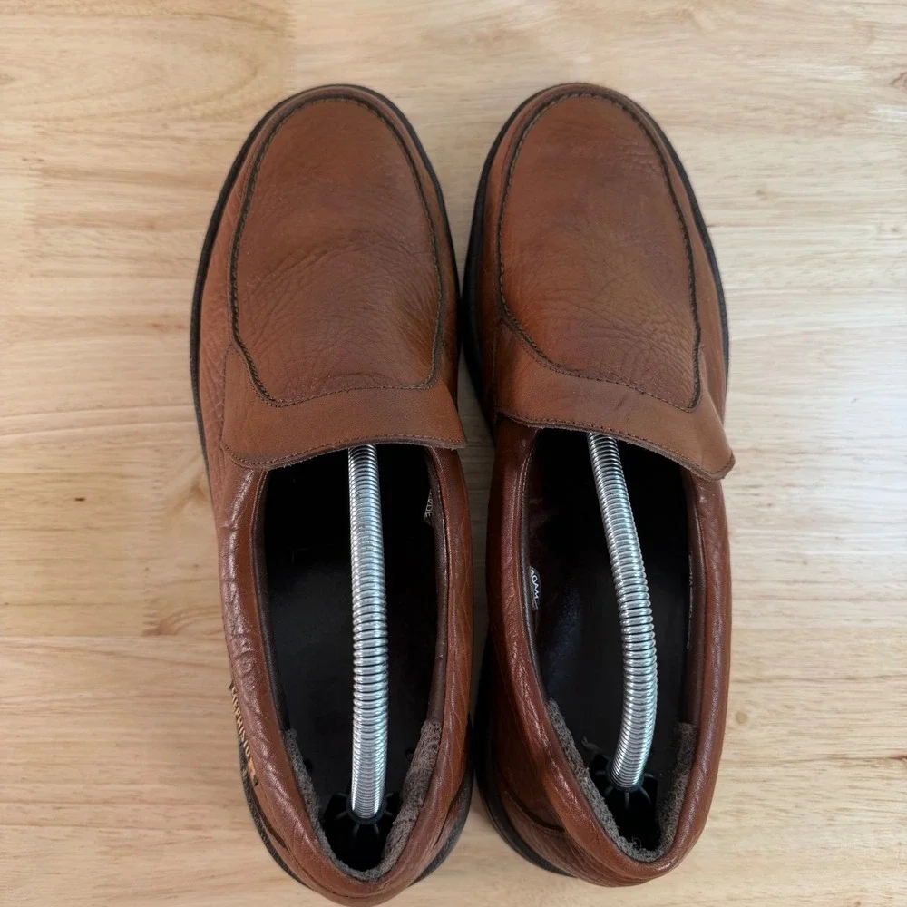 Mephisto Loafers Men's Dark Brown Leather Slip-On Round Toe Casual - 11.5